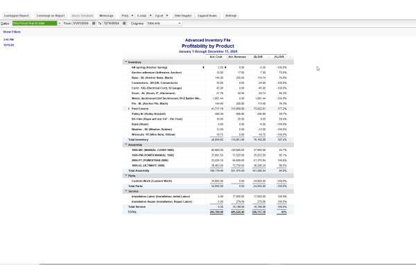 QuickBooks Enterprise Wholesale & Distribution