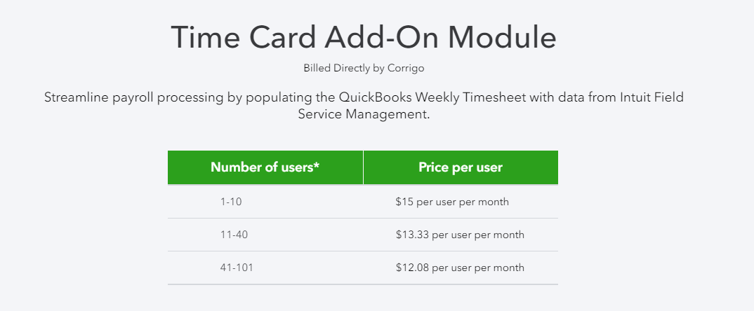 Intuit Field Service Management for QuickBooks