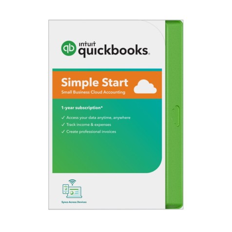 QuickBooks Online Simple Start 2020 Monthly Subscription